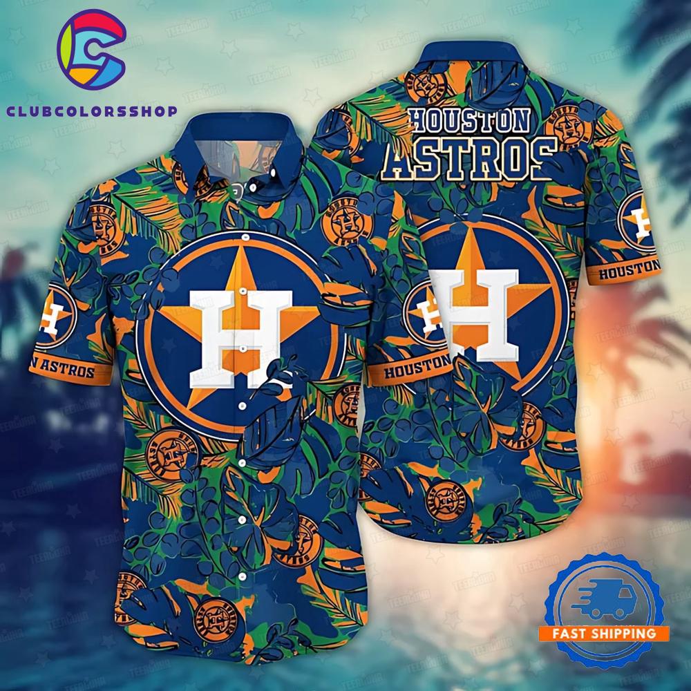 MLB Houston Astros Tropical Jungle Hawaiian Shirt