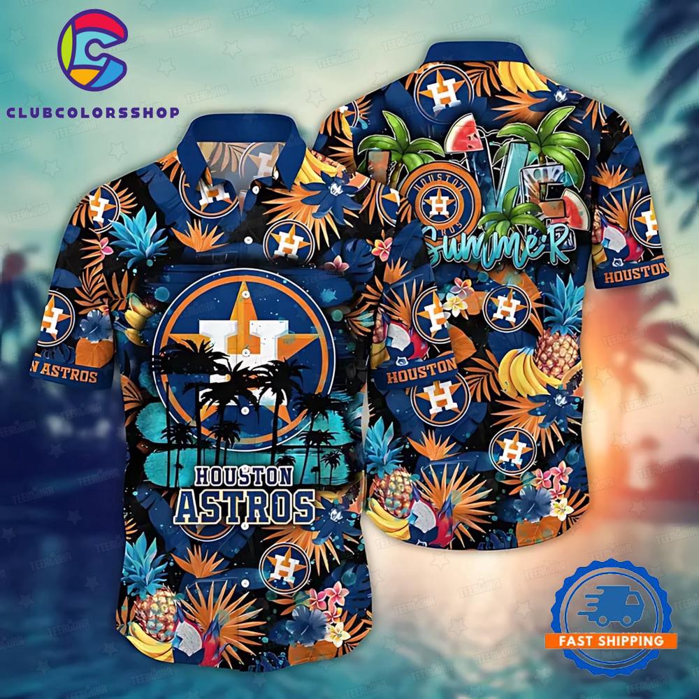 MLB Houston Astros Tropical Paradise Hawaiian Shirt