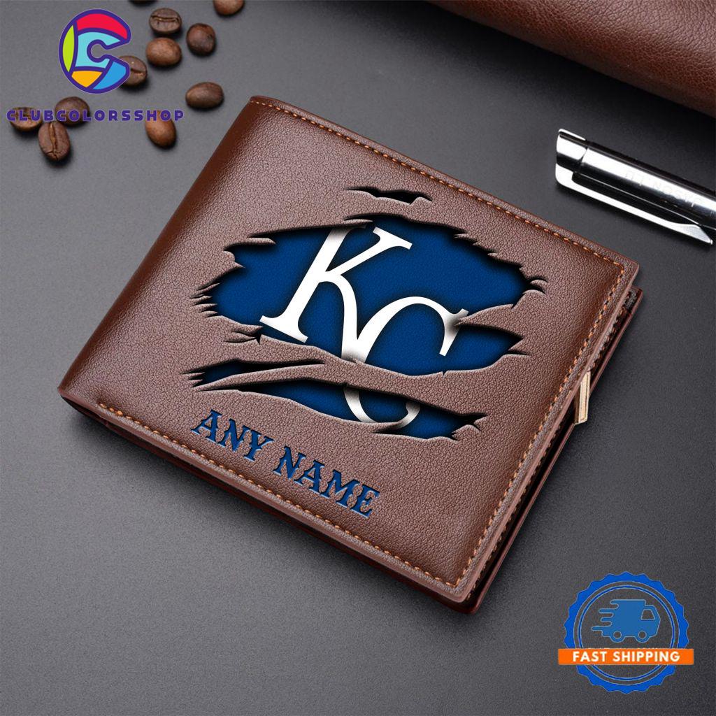 MLB Kansas City Royals Baseball Logo Team Personalized Men's Wallet Design MLB Kansas City Royals Baseball Logo Team Personalized Men's Wallet Design