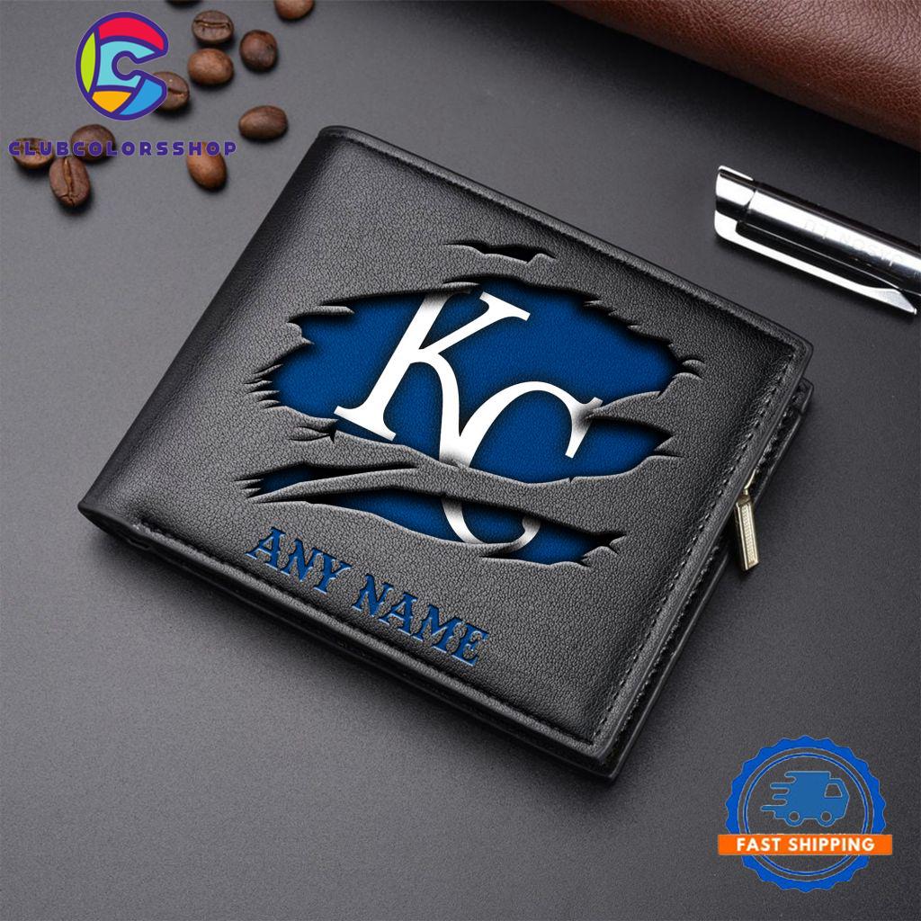 MLB Kansas City Royals Baseball Logo Team Personalized Men's Wallet Design MLB Kansas City Royals Baseball Logo Team Personalized Men's Wallet Design
