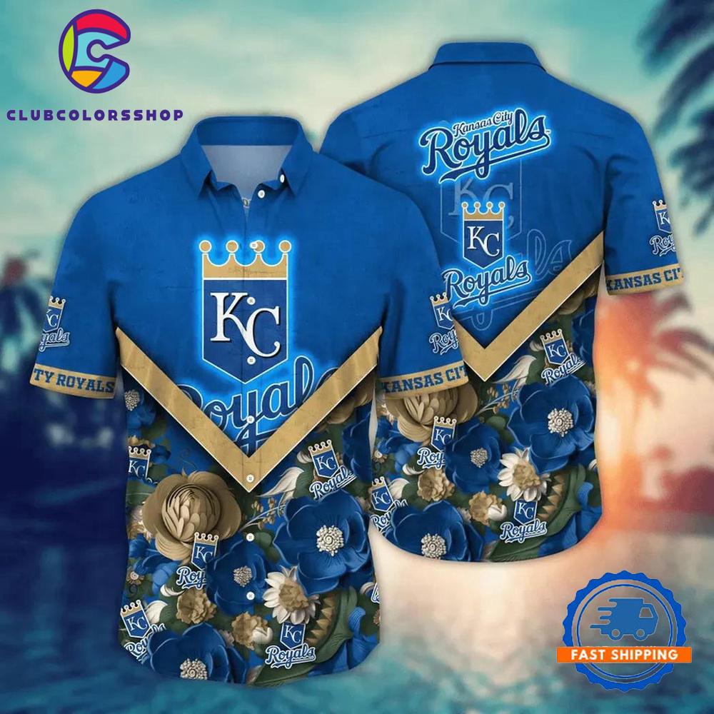 MLB Kansas City Royals Baseball Team Design Summer Hawaiian Shirts