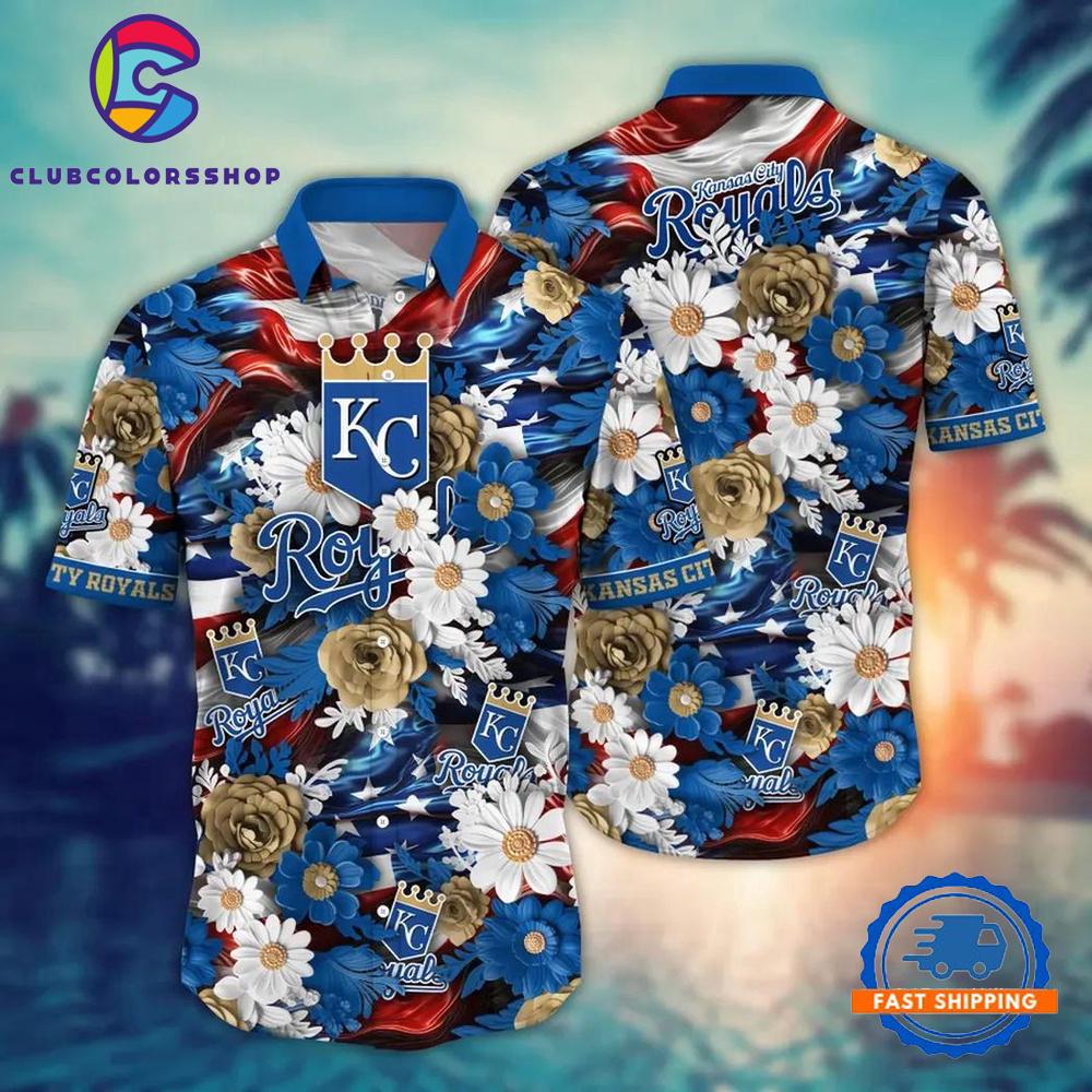MLB Kansas City Royals Palm Tree Summer Hawaiian Shirts