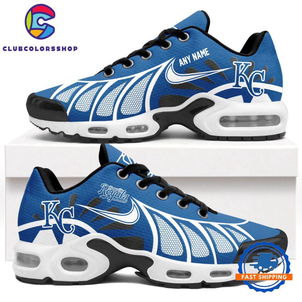 MLB Kansas City Royals Personalized Air Max Plus Shoes, Baseball Team Logo TN Shoes Design
