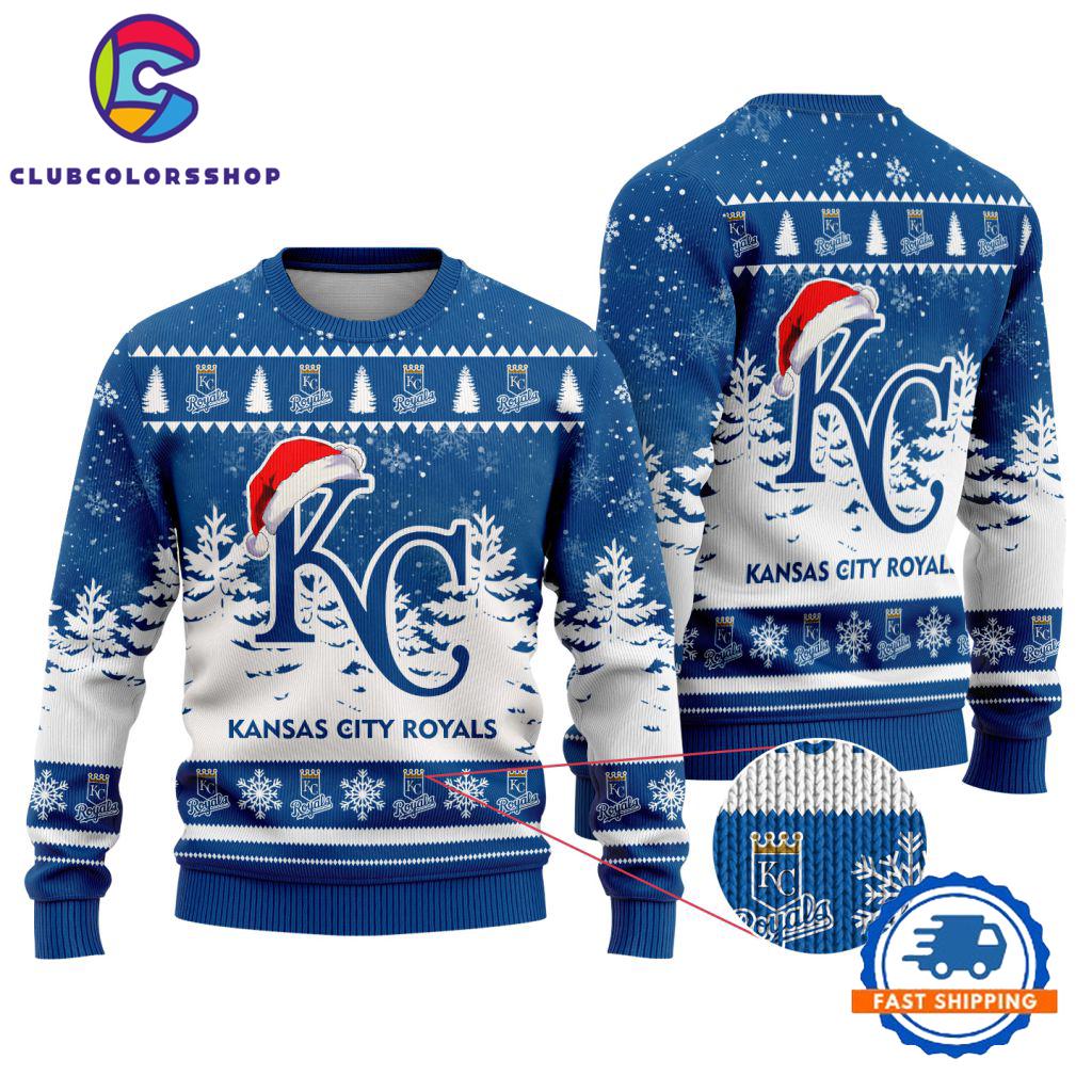 MLB Kansas City Royals Special Baseball Team Christmas Ugly Sweater Design
