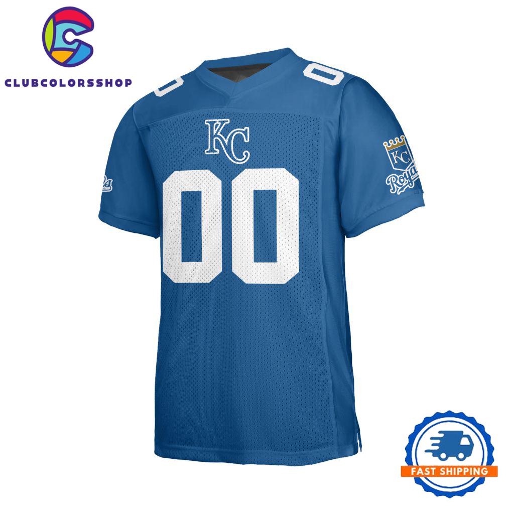 MLB Kansas City Royals Special Logo Team Design Football Jersey