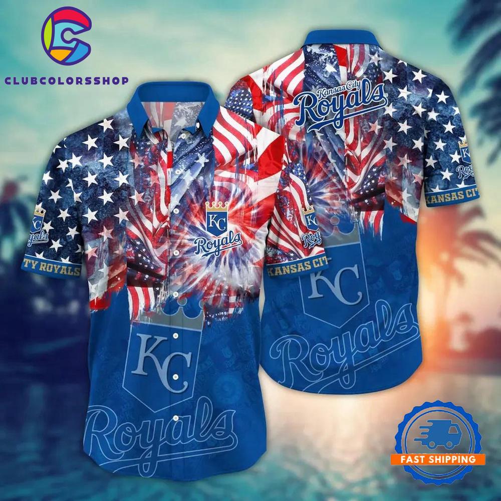 MLB Kansas City Royals Team Flower Hawaiian Shirts