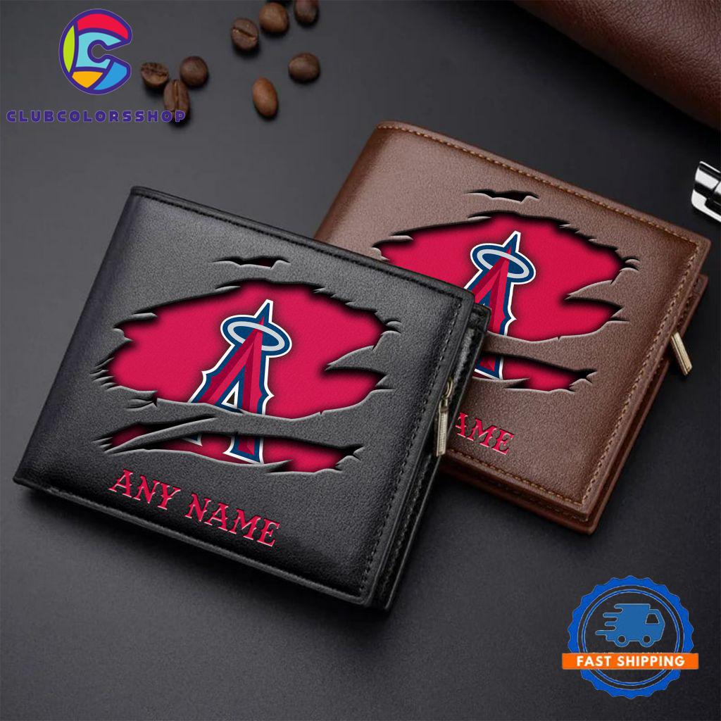 MLB Los Angeles Angels Baseball Logo Team Personalized Men’s Wallet Design