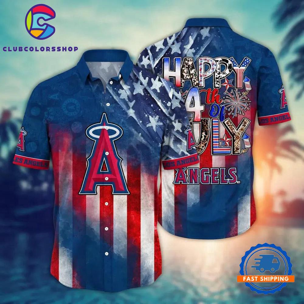 MLB Los Angeles Angels Baseball Summer Hawaiian Shirts