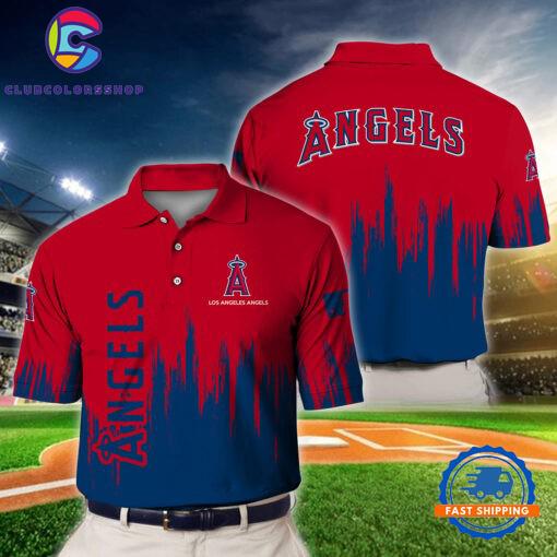 MLB Los Angeles Angels Baseball Team Polo Shirts Design