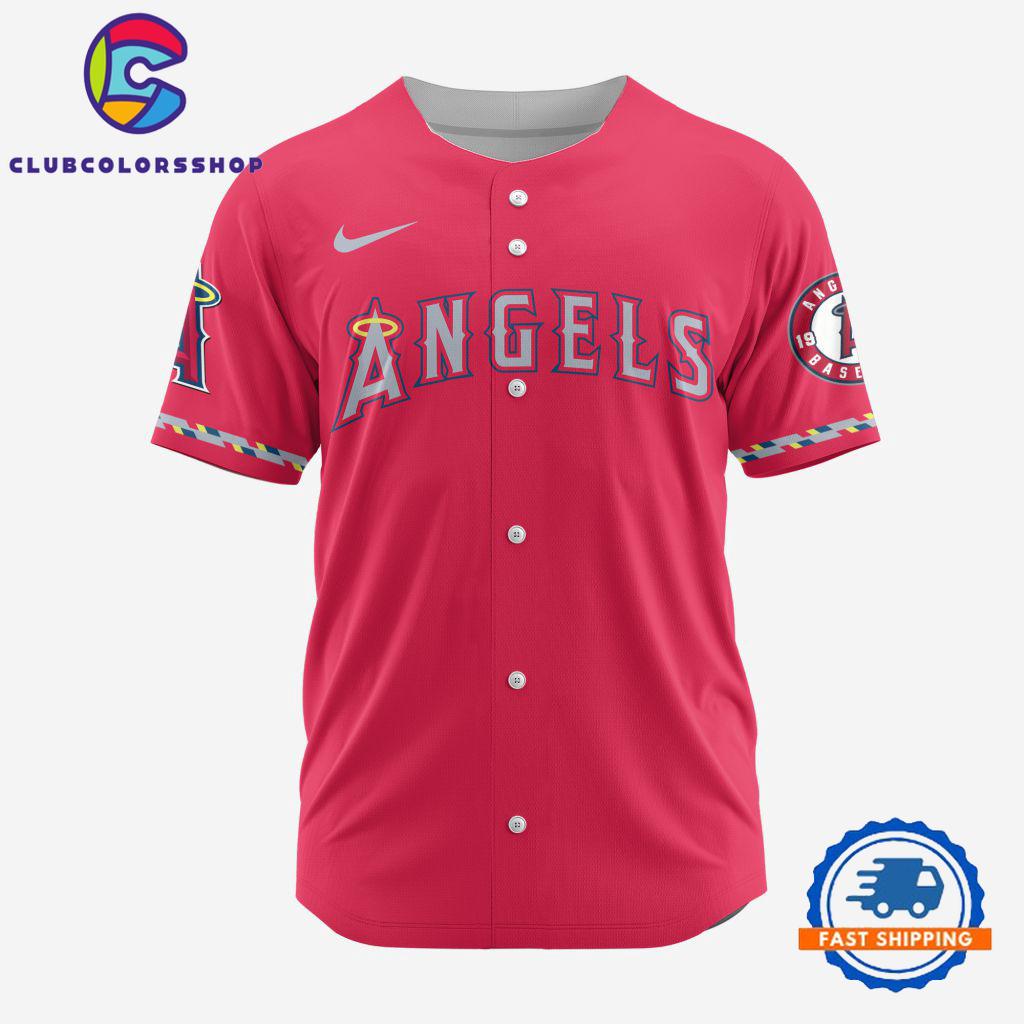MLB Los Angeles Angels Personalized Alternate Design Concept Baseball Jersey