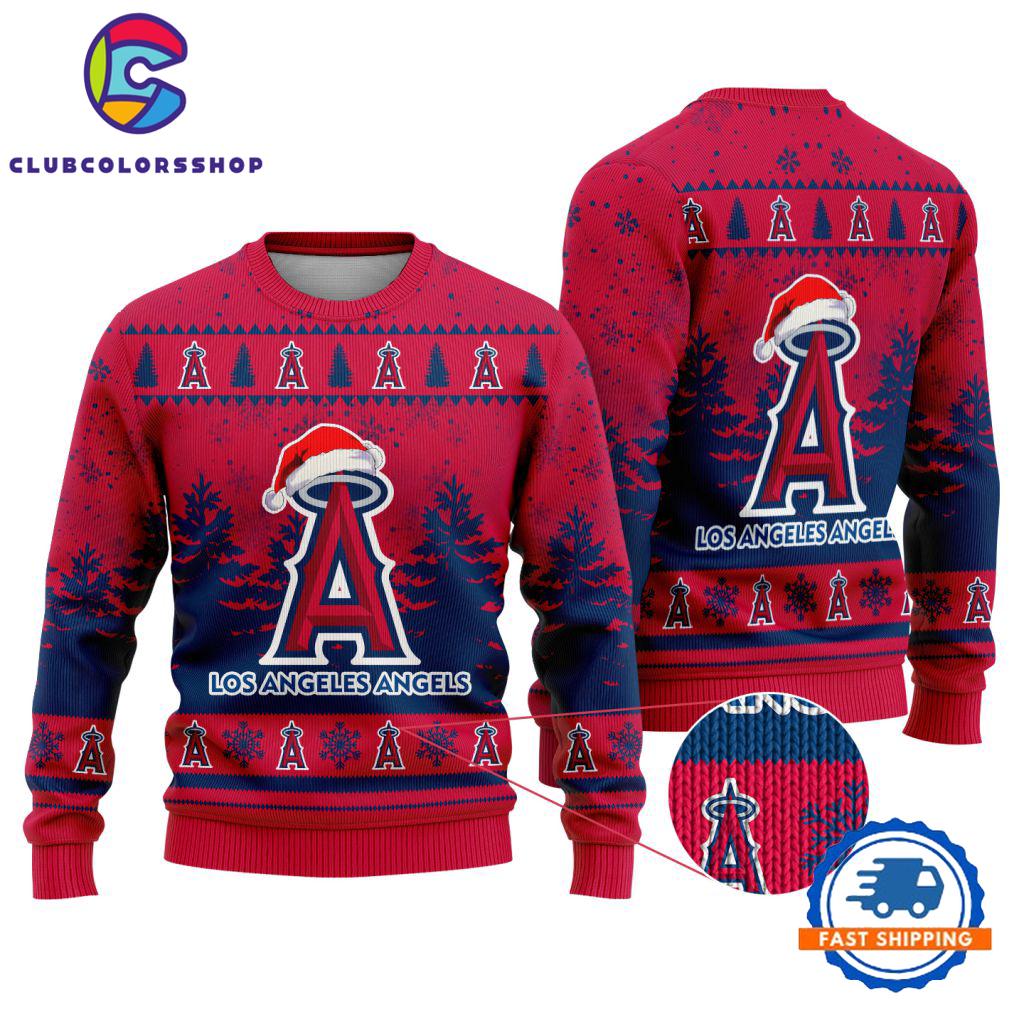 MLB Los Angeles Angels Special Baseball Team Christmas Ugly Sweater Design