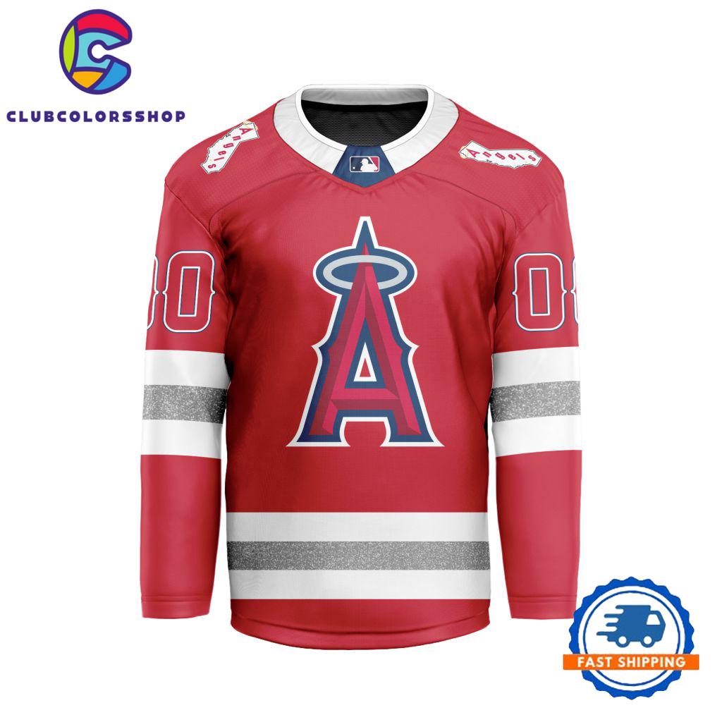 MLB Los Angeles Angels Special Hockey Jersey Design Concept