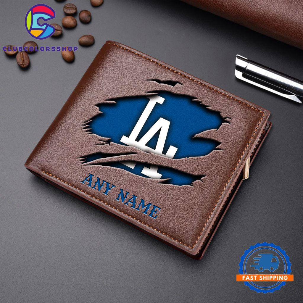MLB Los Angeles Dodgers Baseball Logo Team Personalized Men's Wallet Design MLB Los Angeles Dodgers Baseball Logo Team Personalized Men's Wallet Design