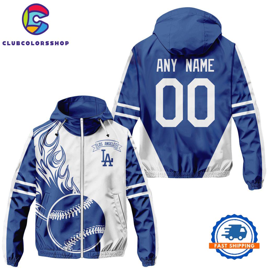 MLB Los Angeles Dodgers Logo Team Windbreaker Outdoor Jacket Design