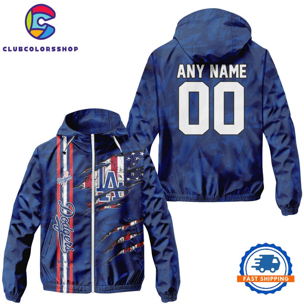 MLB Los Angeles Dodgers Special Windbreaker Outdoor Jacket, Baseball Team Jacket