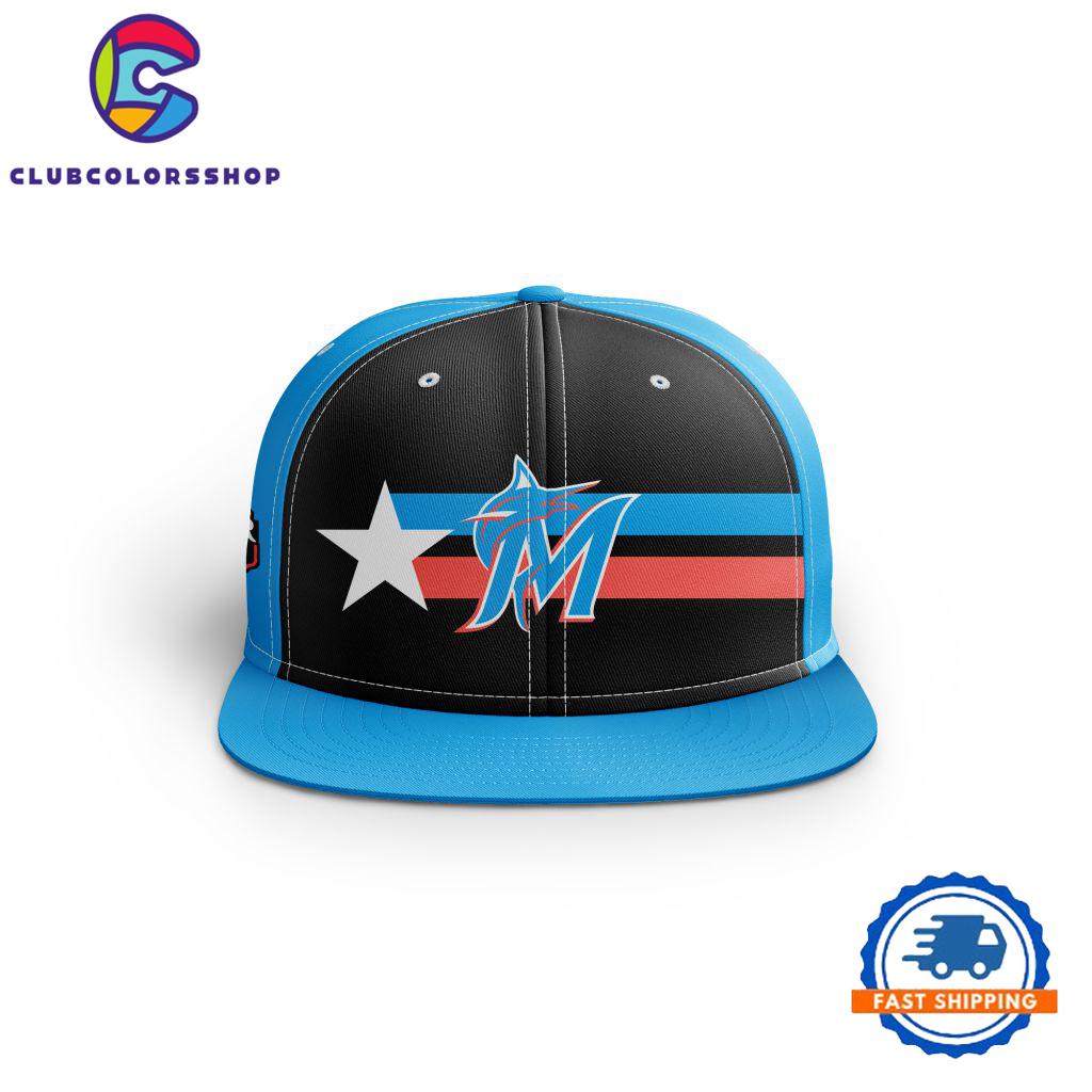 MLB Miami Marlins Personalized All-Star Snapback, Baseball Team Cap Hats