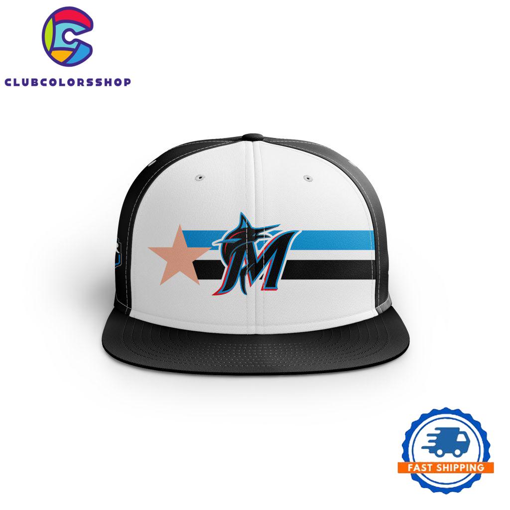 MLB Miami Marlins Workout Day Snapback, Baseball Team Logo Cap Design