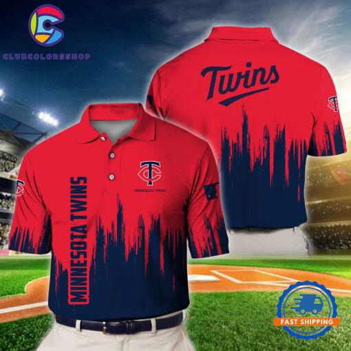 MLB Minnesota Twins Baseball Team Polo Shirts Design