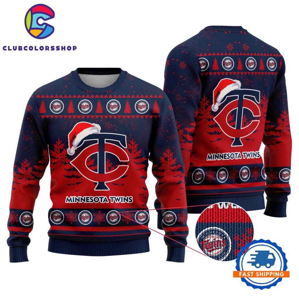 MLB Minnesota Twins Special Baseball Team Christmas Ugly Sweater Design