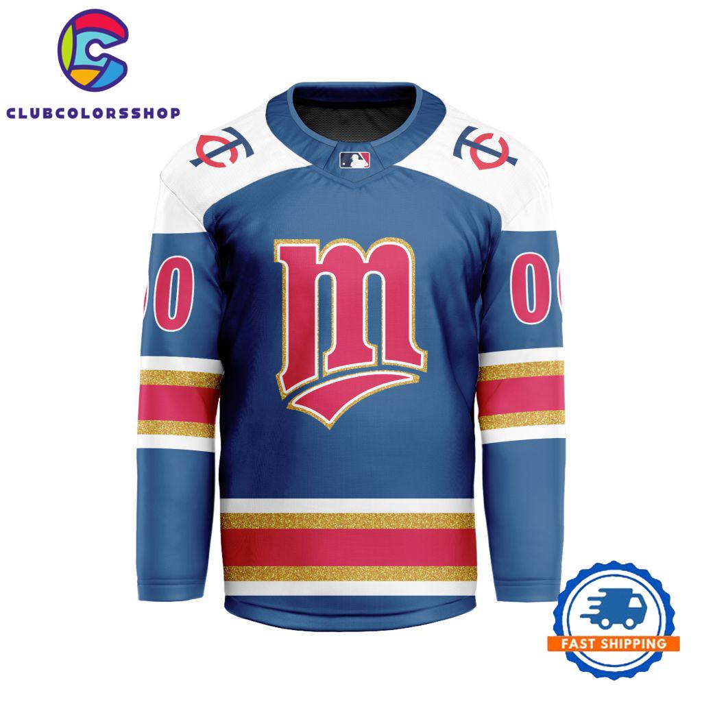 MLB Minnesota Twins Special Hockey Jersey Design Concept