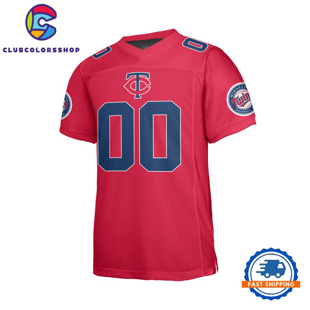 MLB Minnesota Twins Special Logo Team Design Football Jersey