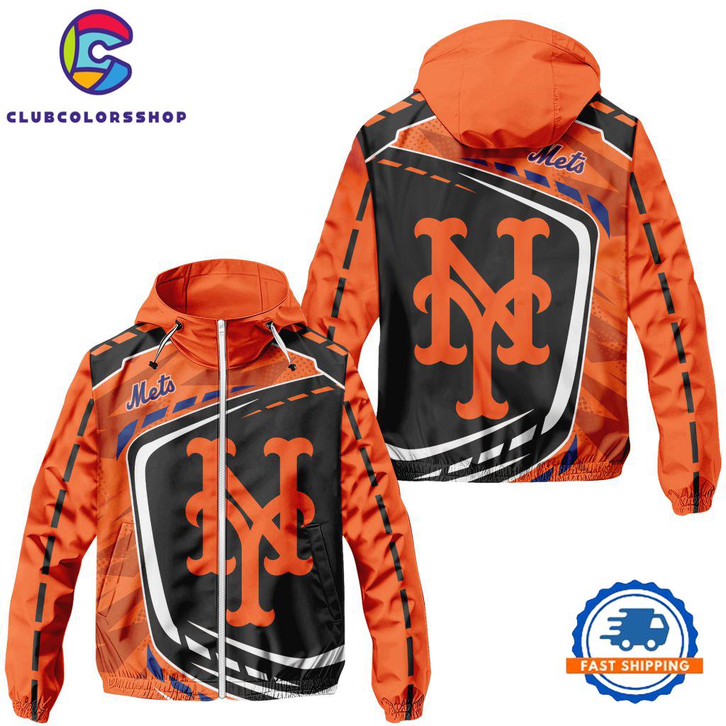 MLB New York Mets Special Baseball Team Design Windbreaker Outdoor Jacket