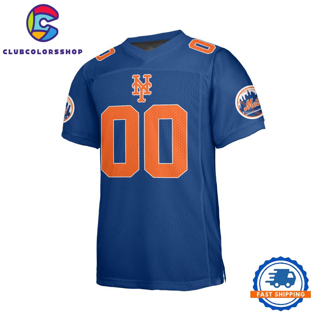 MLB New York Mets Special Logo Team Design Football Jersey