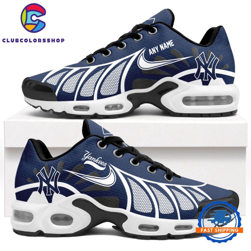 MLB New York Yankees Personalized Air Max Plus Shoes, Baseball Team Logo TN Shoes Design