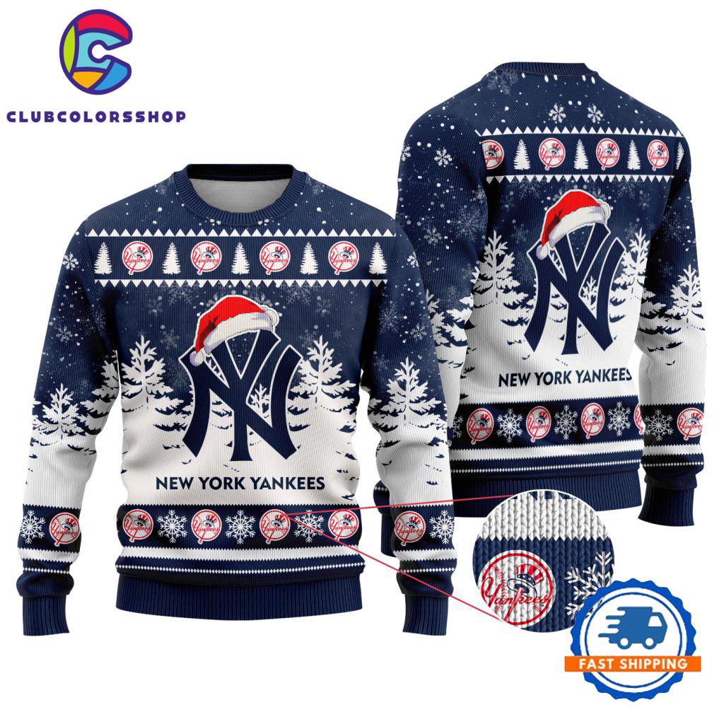 MLB New York Yankees Special Baseball Team Christmas Ugly Sweater Design