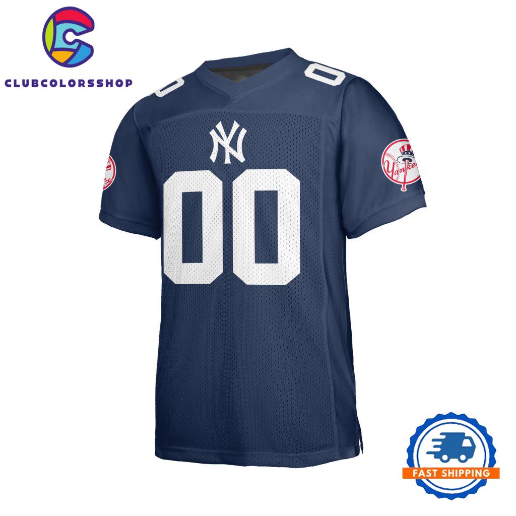 MLB New York Yankees Special Logo Team Design Football Jersey