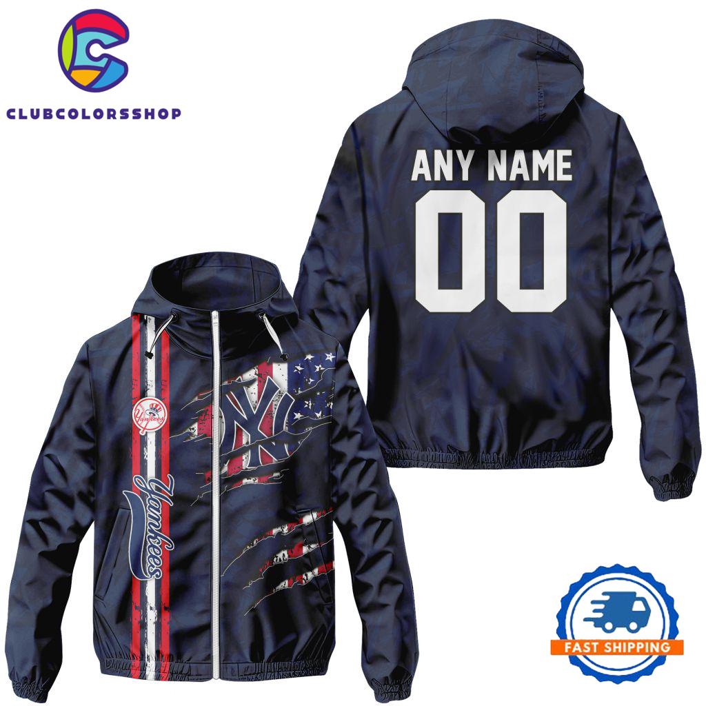 MLB New York Yankees Special Windbreaker Outdoor Jacket, Baseball Team Jacket