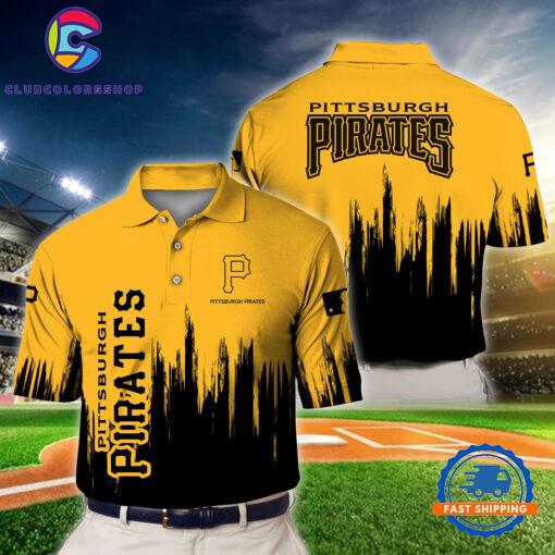 MLB Pittsburgh Pirates Baseball Team Polo Shirts Design