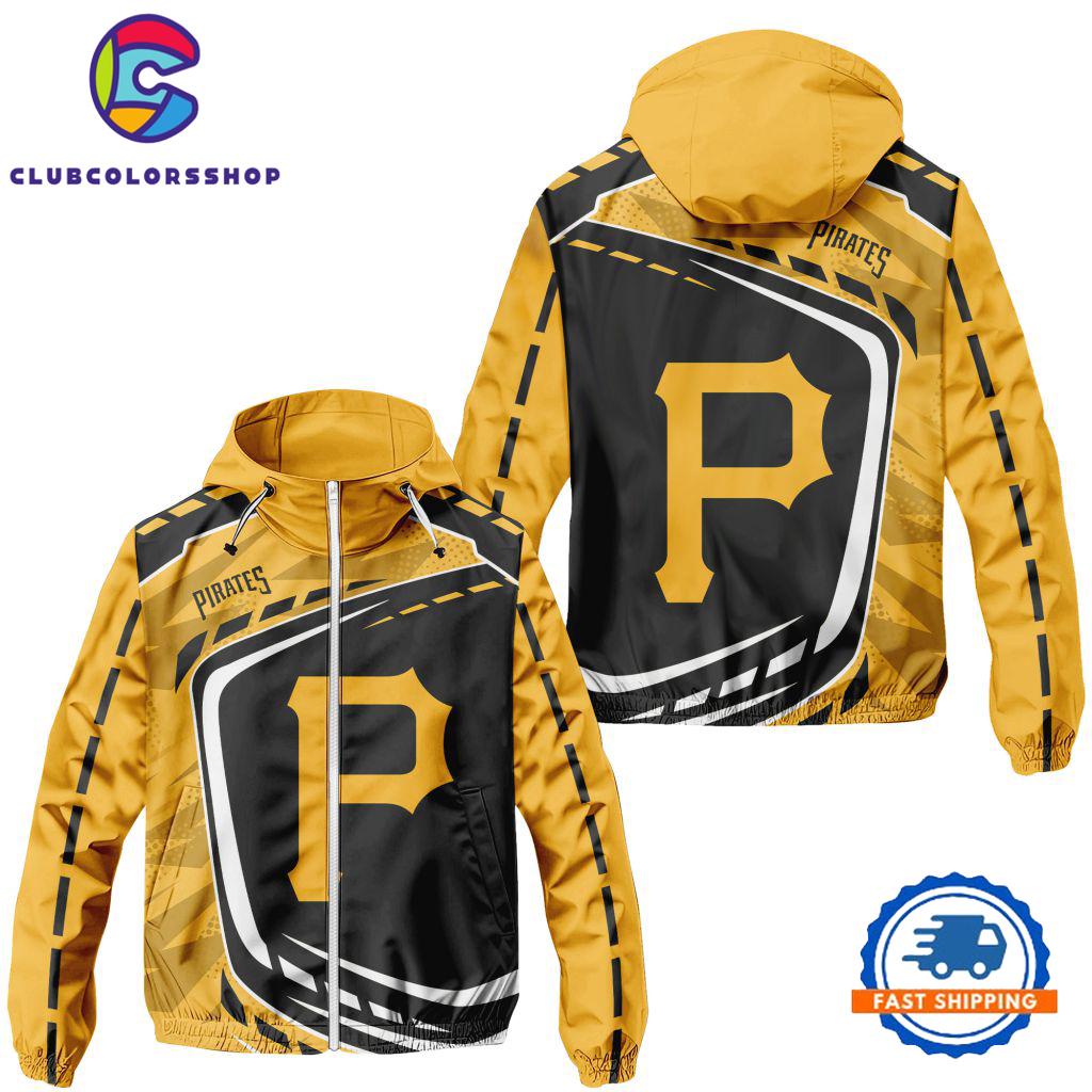 MLB Pittsburgh Pirates Special Baseball Team Design Windbreaker Outdoor Jacket