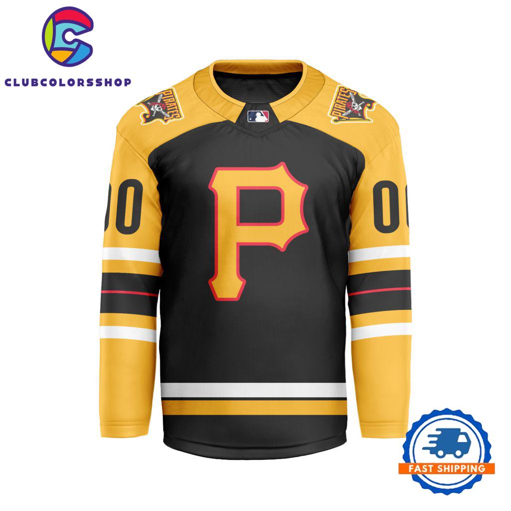 MLB Pittsburgh Pirates Special Hockey Jersey Design Concept