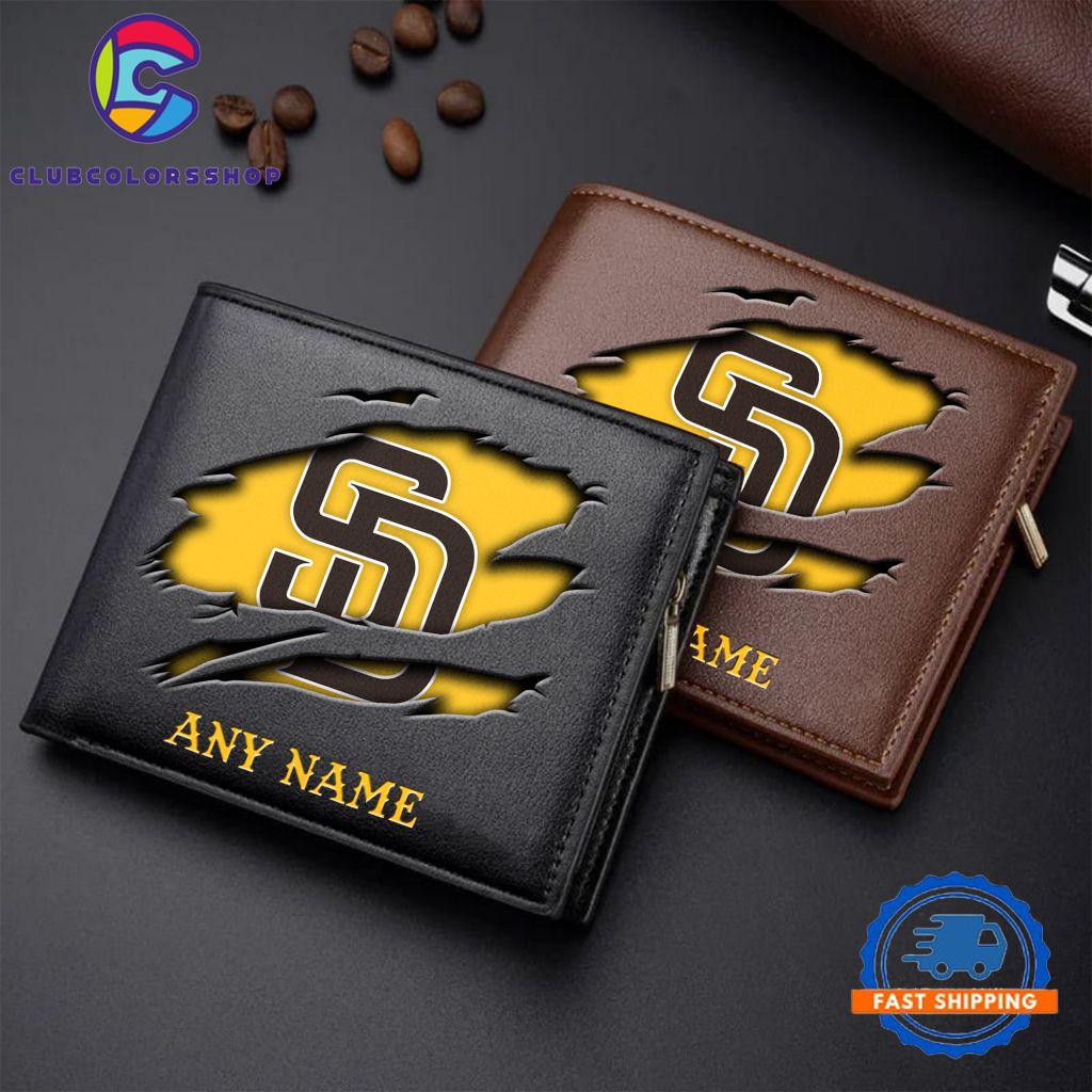 MLB San Diego Padres Baseball Logo Team Personalized Men’s Wallet Design