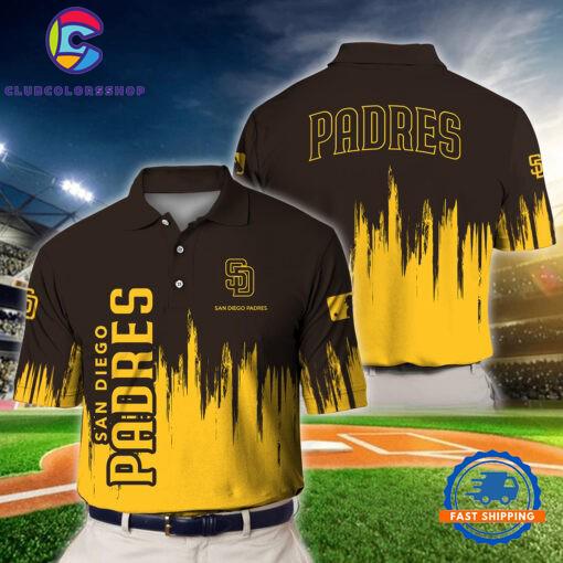 MLB San Diego Padres Baseball Team Polo Shirts Design