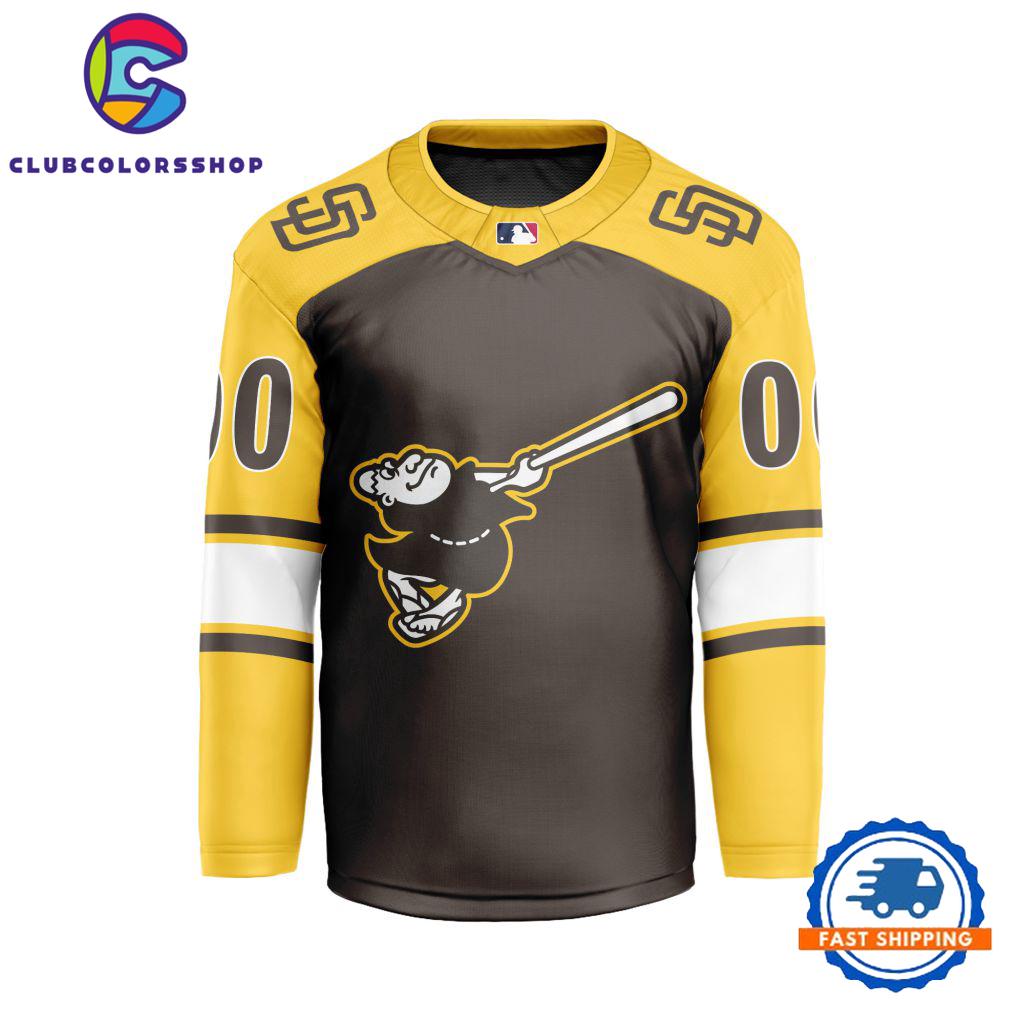 MLB San Diego Padres Special Hockey Jersey Design Concept