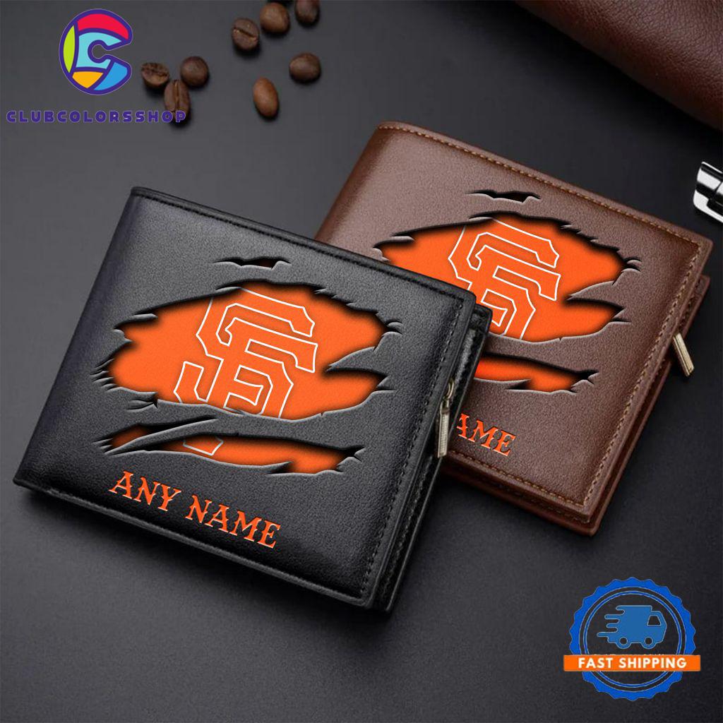MLB San Francisco Giants Baseball Logo Team Personalized Men’s Wallet Design