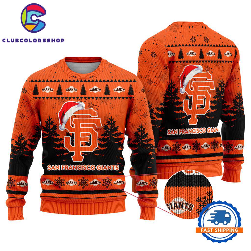MLB San Francisco Giants Special Baseball Team Christmas Ugly Sweater Design
