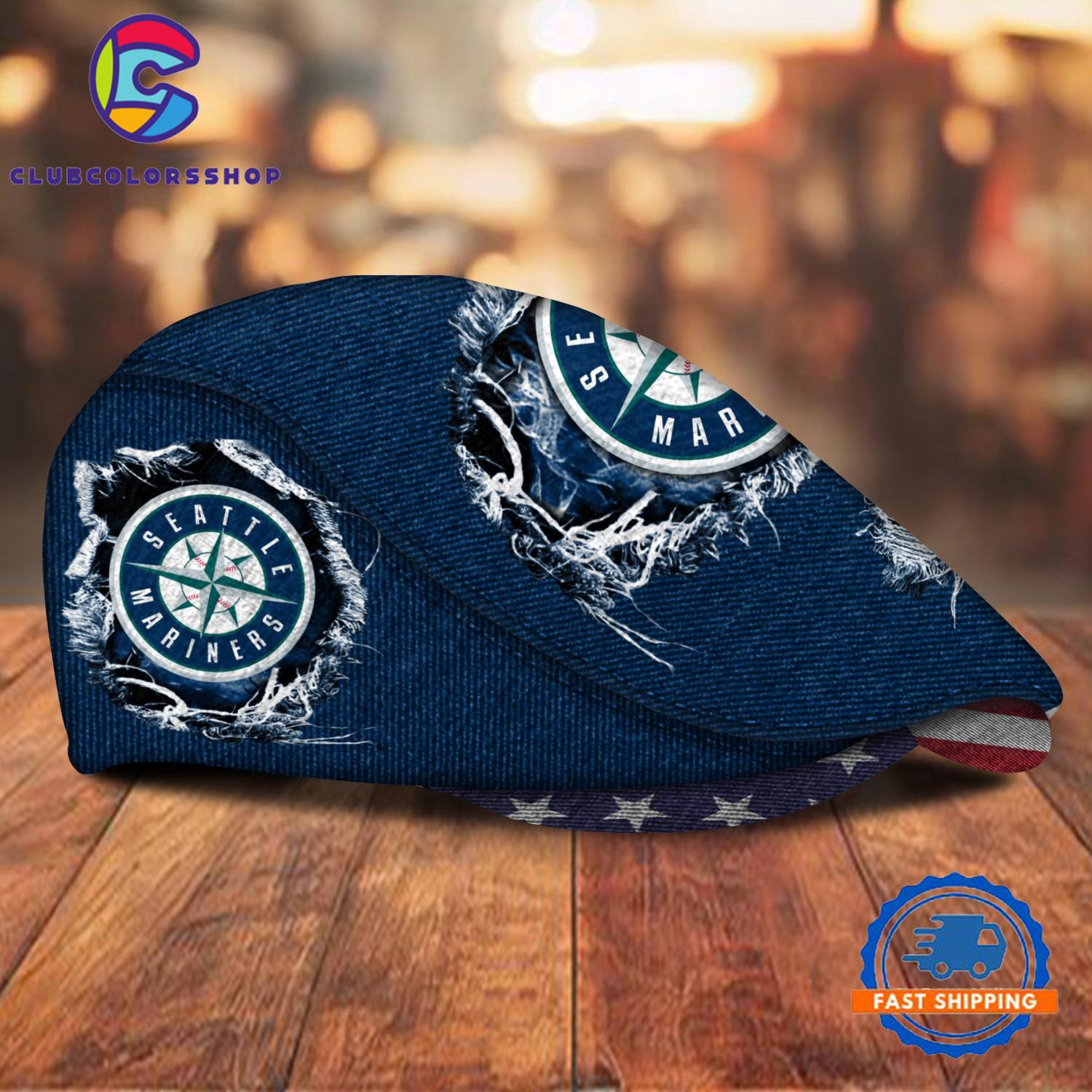 MLB Seattle Mariners Special Baseball Team Logo Custom Jeff Cap Design MLB Seattle Mariners Special Baseball Team Logo Custom Jeff Cap Design