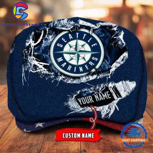 MLB Seattle Mariners Special Baseball Team Logo Custom Jeff Cap Design