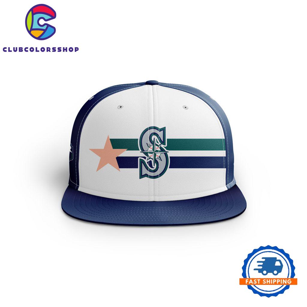 MLB Seattle Mariners Workout Day Snapback, Baseball Team Logo Cap Design