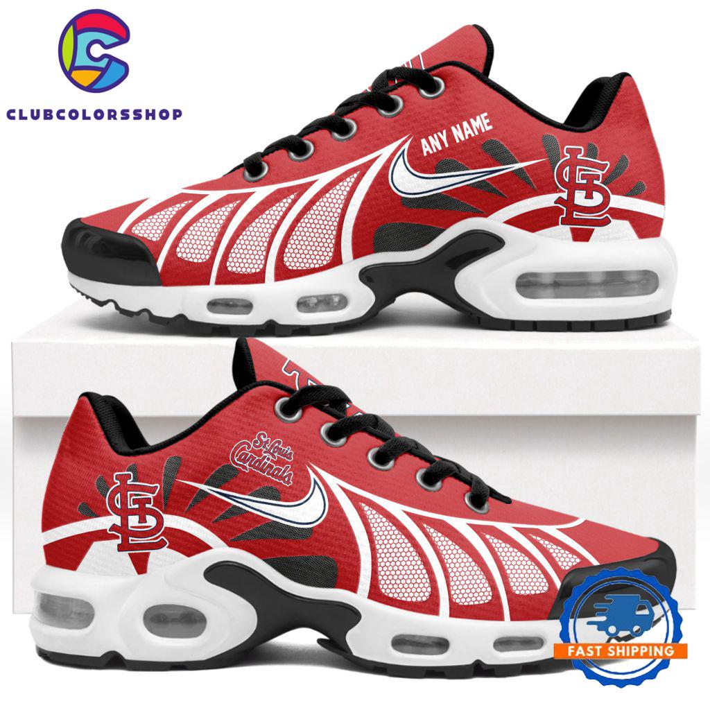 MLB St. Louis Cardinals Personalized Air Max Plus Shoes, Baseball Team Logo TN Shoes Design