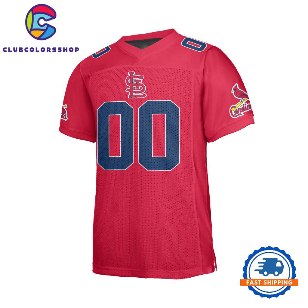 MLB St. Louis Cardinals Special Logo Team Design Football Jersey
