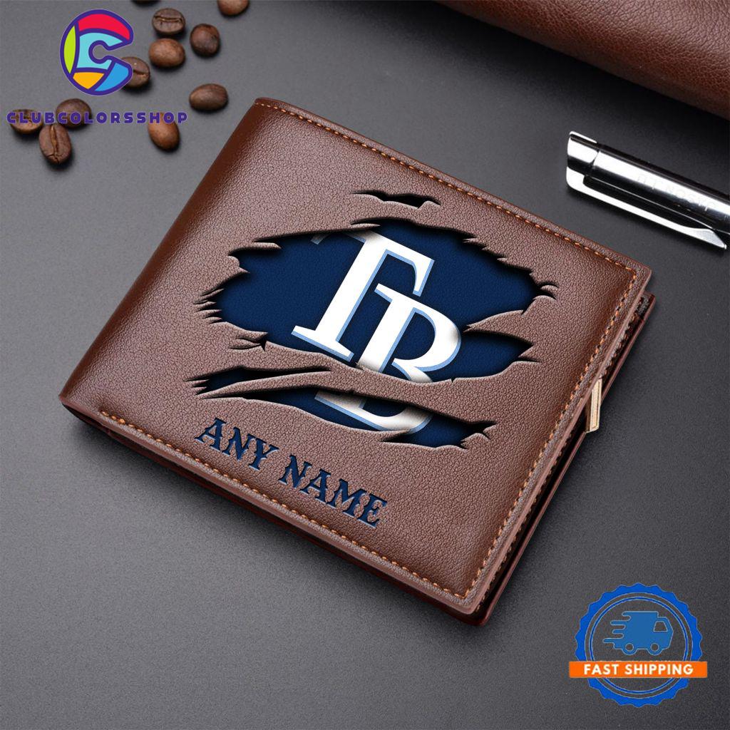MLB Tampa Bay Rays Baseball Logo Team Personalized Men's Wallet Design MLB Tampa Bay Rays Baseball Logo Team Personalized Men's Wallet Design