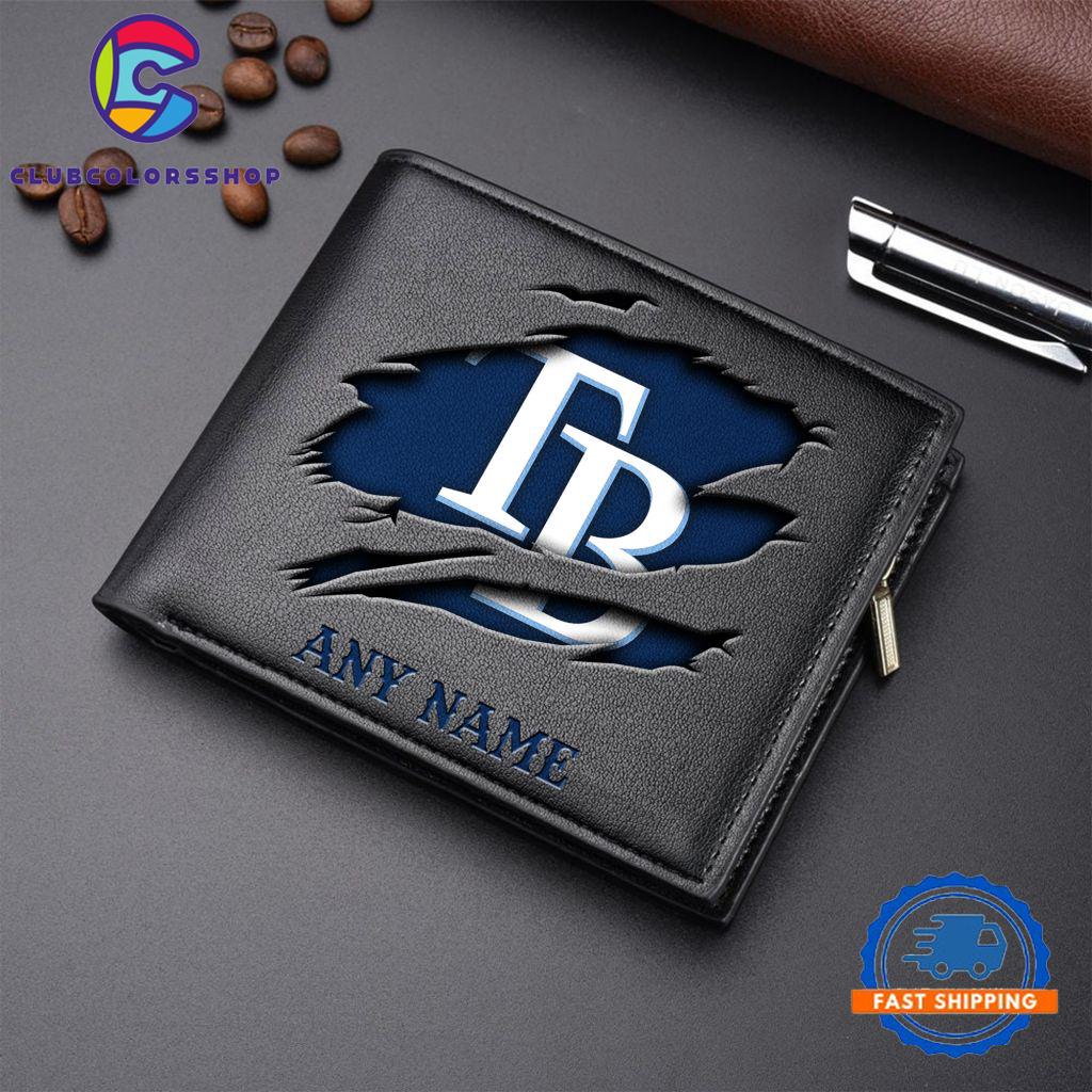 MLB Tampa Bay Rays Baseball Logo Team Personalized Men's Wallet Design MLB Tampa Bay Rays Baseball Logo Team Personalized Men's Wallet Design