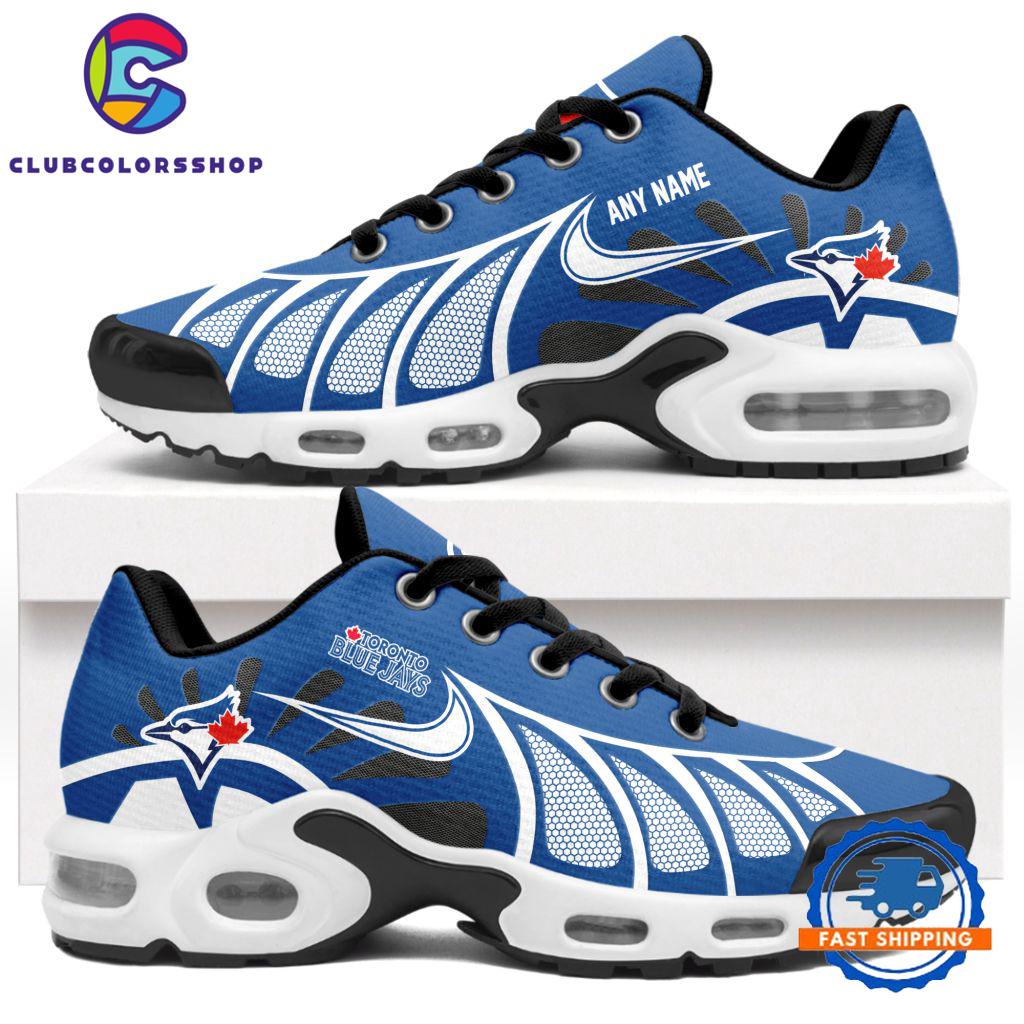 MLB Toronto Blue Jays Personalized Air Max Plus Shoes, Baseball Team Logo TN Shoes Design
