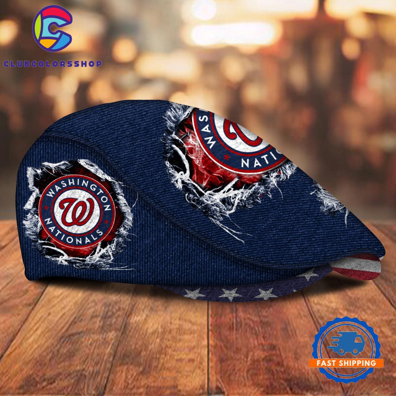 MLB Washington Nationals Special Baseball Team Logo Custom Jeff Cap Design MLB Washington Nationals Special Baseball Team Logo Custom Jeff Cap Design