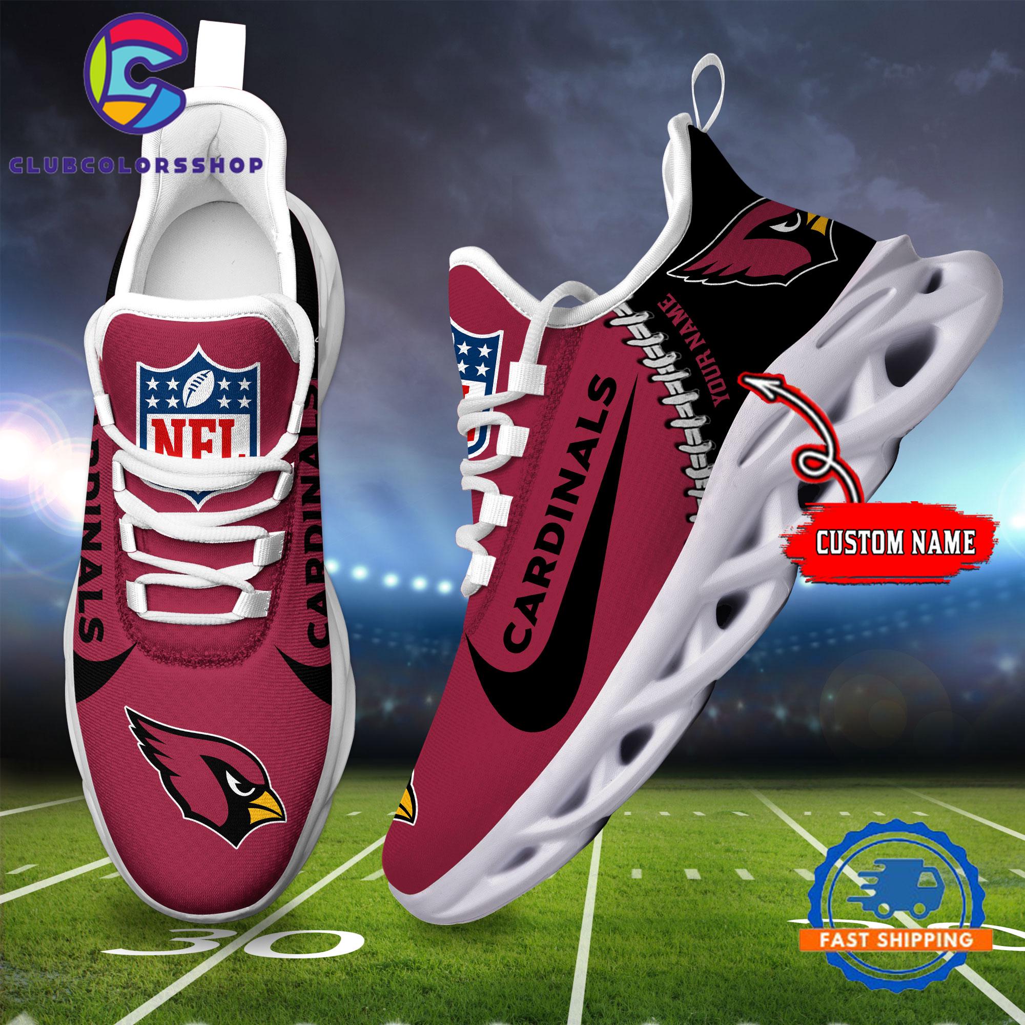 NFL Arizona Cardinals Football Team Custom Name Max Soul Shoes NFL Arizona Cardinals Football Team Custom Name Max Soul Shoes