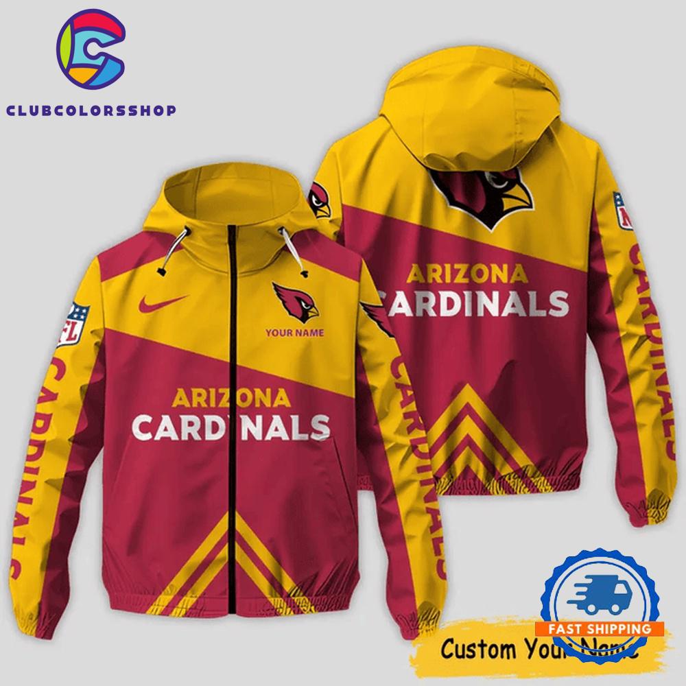 NFL Arizona Cardinals Windbreaker Outdoor Jacket, Football Outdoor Jacket Design